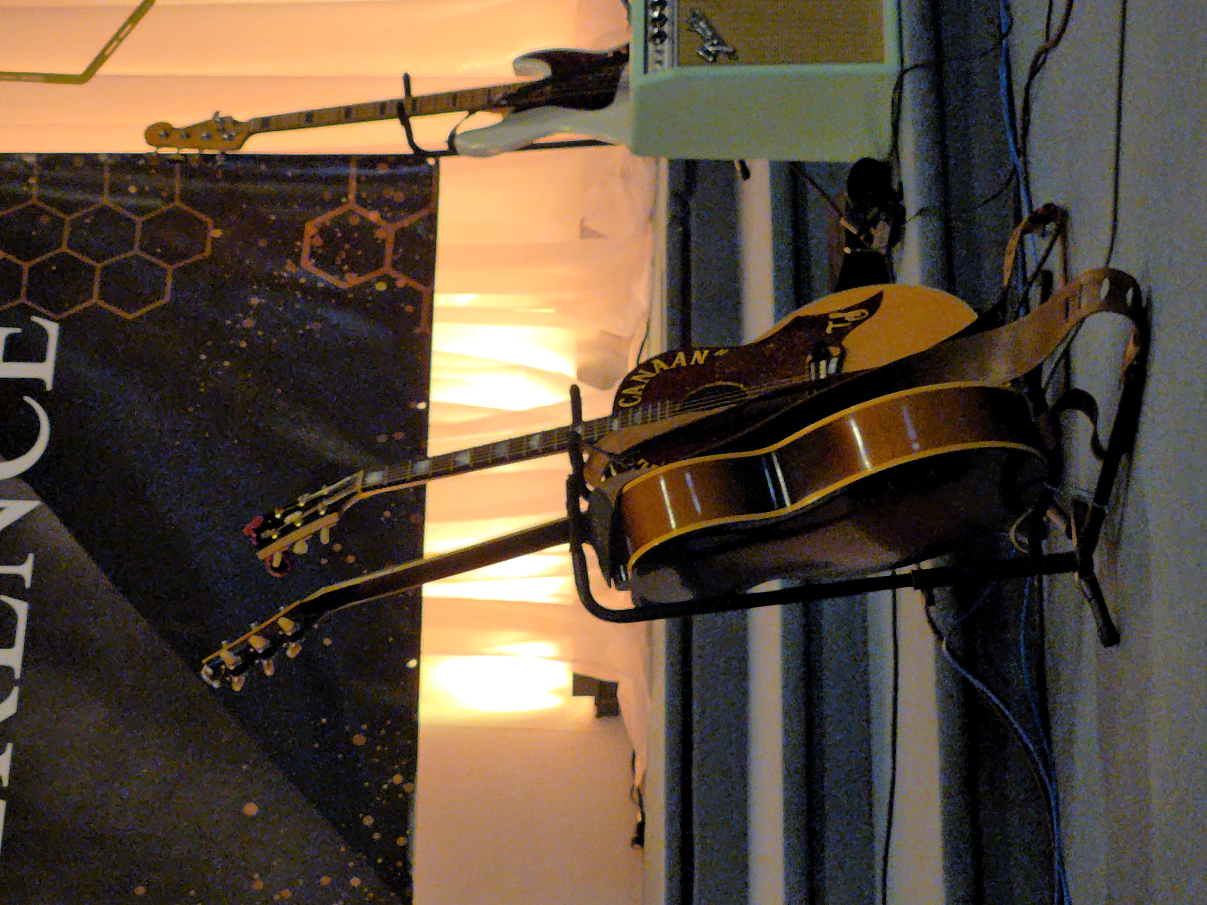 Guitars ready for student lessons